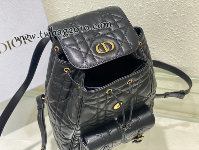 Dior专柜2025早春新款迪奥高仿原单大号Caro双肩背包女士后背包 djfk1823